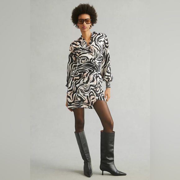 Anthropologie Dresses & Skirts - NWT Anthropologie Printed Wrap Dress Size 8